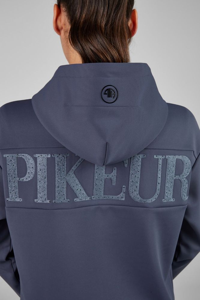 Pikeur Hoody Jacket 8282 AL graphite/blue 34 Pikeur Hoody Jacket 8282 AL graphite/blue 34