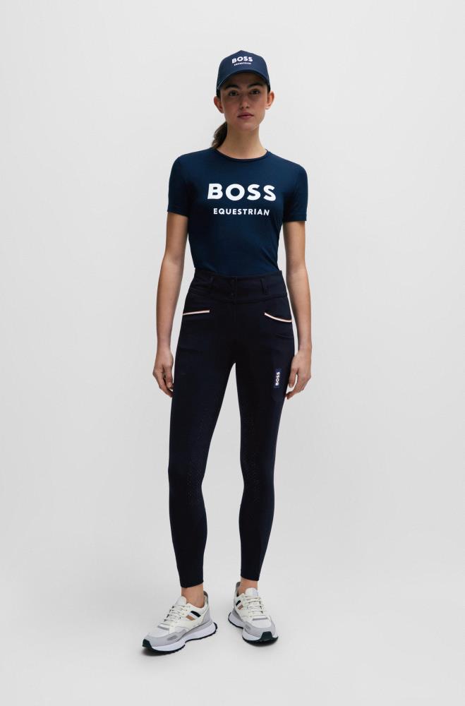 Boss Equestrian HAILEY High Waist Sommerreihose FG Sky Capta