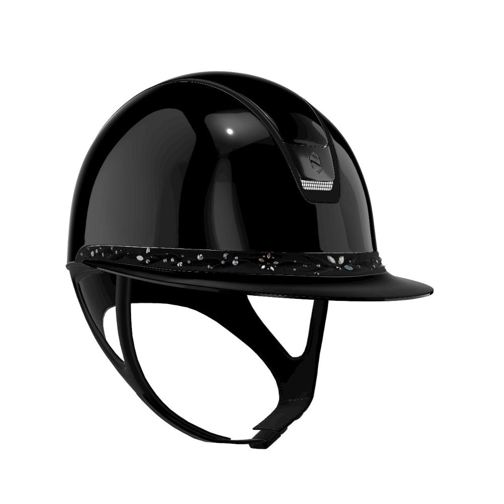 Samshield Reithelm 2.0 Miss Glossy blk M 55-58 mit Dressurau Samshield Reithelm 2.0 Miss Glossy blk M 55-58 mit Dressurau