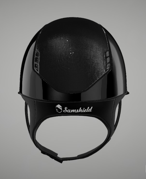 Samshield Reithelm 2.0 Miss Glossy blk S 52-56 mit Dressurau Samshield Reithelm 2.0 Miss Glossy blk S 52-56 mit Dressurau