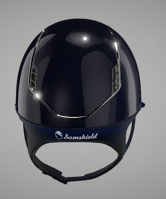 Samshield Reithelm 2.0 Miss Glossy blu