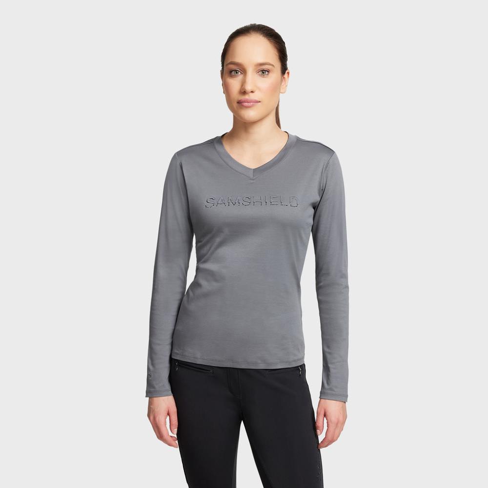 Samshield Langarmshirt AXELLA CRYSTAL FW24 navy XS