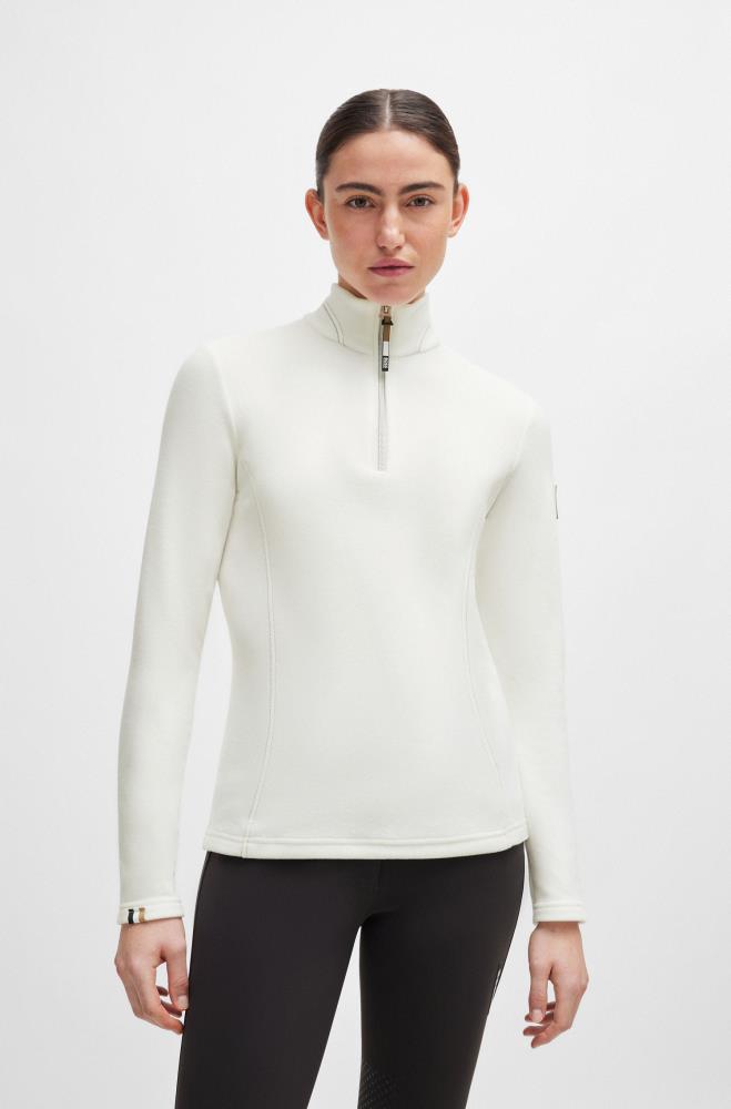 Boss Equestrian Fleece-Pullover Nika white XXS