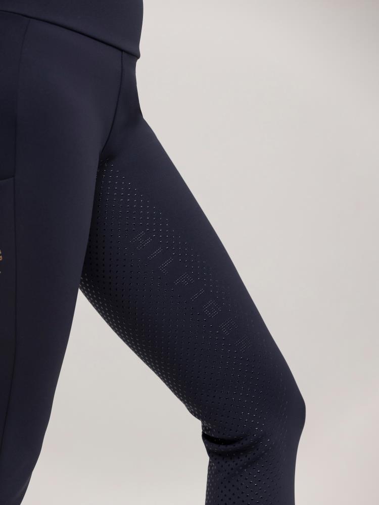 TH Reitleggings Delaware Highwaist Fullgrip desert sky XS
