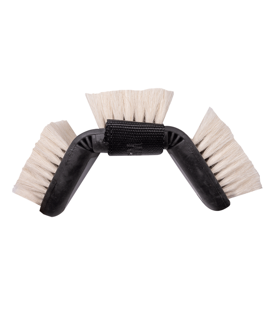 Waldhausen Flex Glanzbürste schwarz/grau