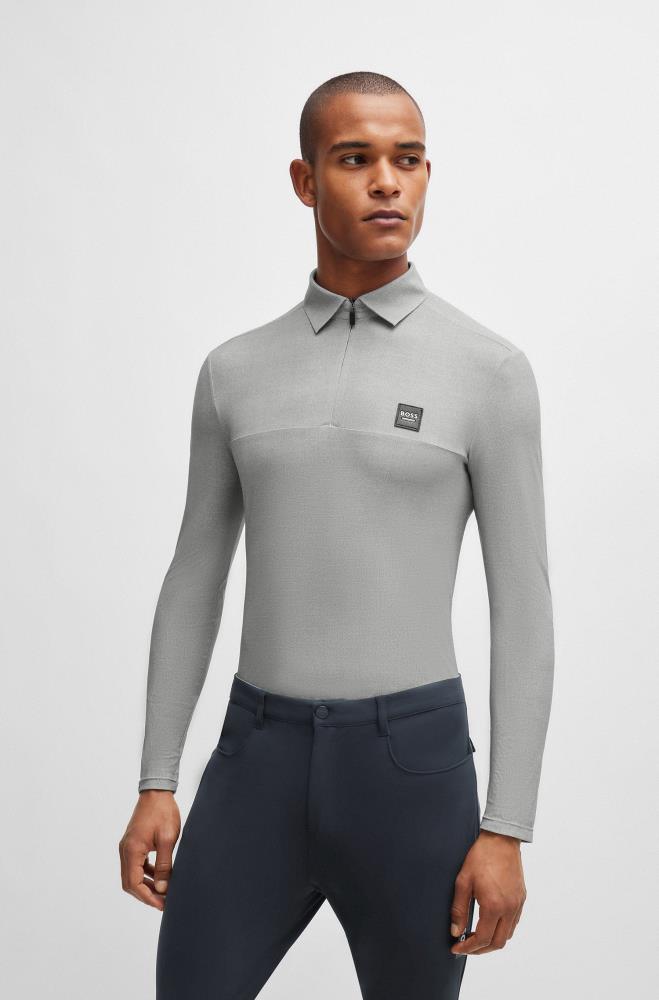 Boss Equestrian Training Shirt Elton LS light grey