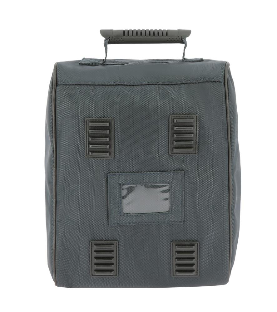Reithelmtasche Premium blau