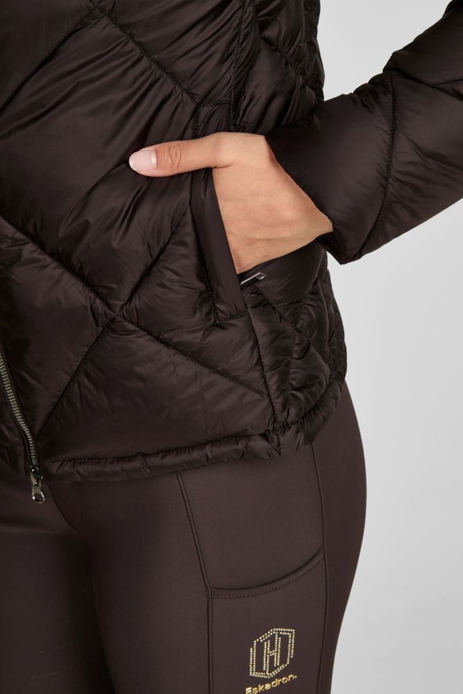 Eskadron QUILT-JACKET Heritage 25/26 black trüffel L