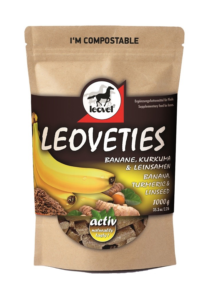 Leovet LEOVETIES Leckerli Banane, Kurkuma & Leinsamen 1 kg