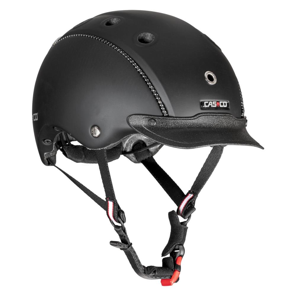 CASCO Reithelm Choice Turnier Uni 52-56 cm schwarz