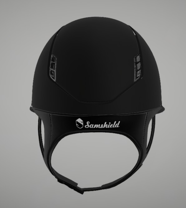 Samshield Reithelm 2.0 Miss SHD blk L 57-61 mit Dressuraussc