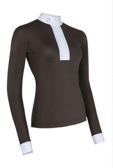 Samshield Turniershirt Clarence FW22 taupe glitter M Samshield Turniershirt Clarence FW22 taupe glitter M