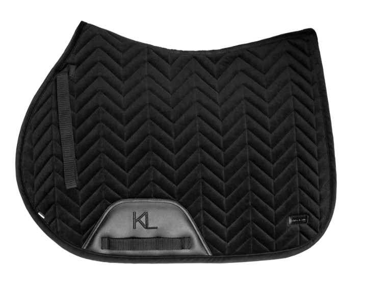 KLVigga Samt Schabracke black VS