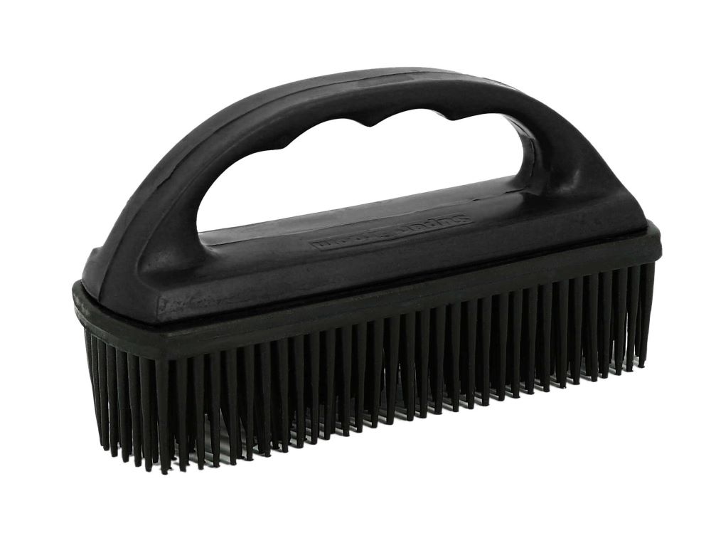 Hippotonic Gummibürste für Schabracken schwarz Hippotonic Gummibürste für Schabracken schwarz