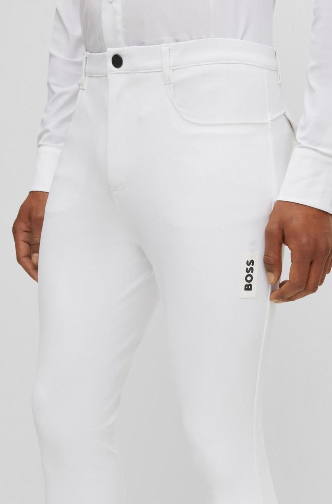 BOSS Equestrian Reithose JAMES Kniegrip white M