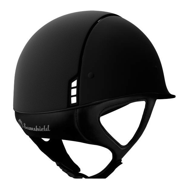 Samshield Reithelm SHD black TRmbBmb S 52-56 mit Dressurauss