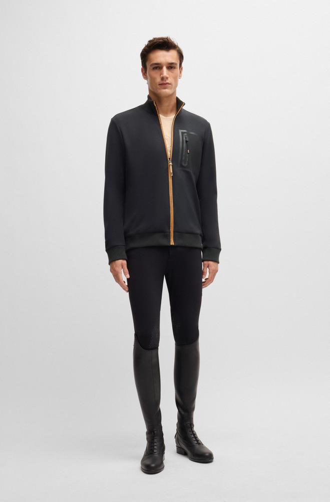Boss Equestrian SAMMY Funktions Strickjacke Black M
