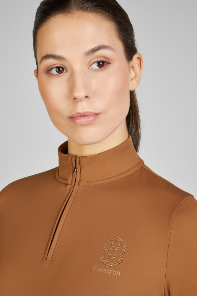 Eskadron Shirt HALF-ZIP Shirt H 24/25 almond S