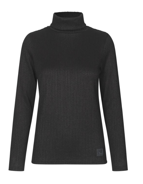KLVikula Damen Strick Rollkragen Pullover