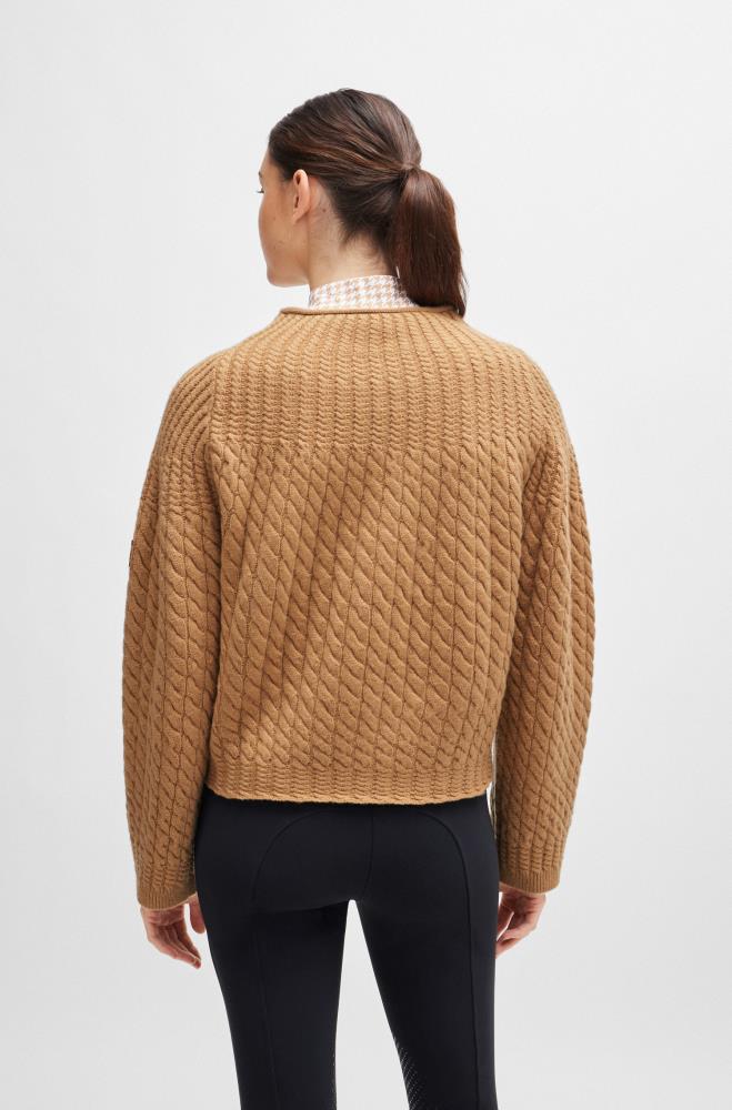 Boss Equestrian Strickpullover Claire camel M