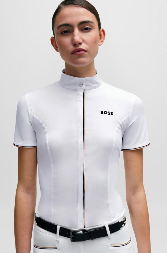 Boss Equestrian ELISA Turnierbluse White XL