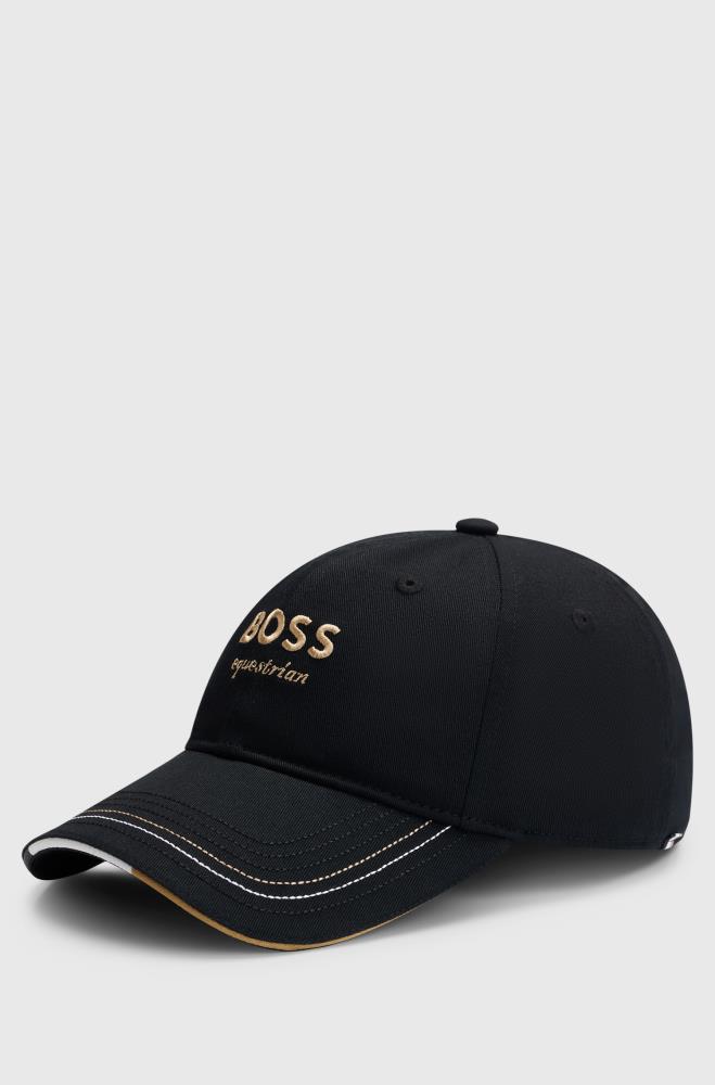 Boss Equestrian Cap bestickt black Boss Equestrian Cap bestickt black