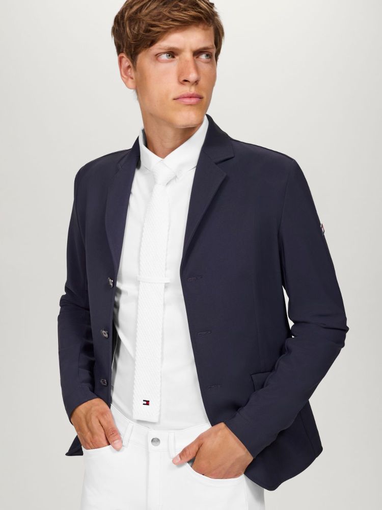 TH ADAM Strick Krawatte m.RV optic white