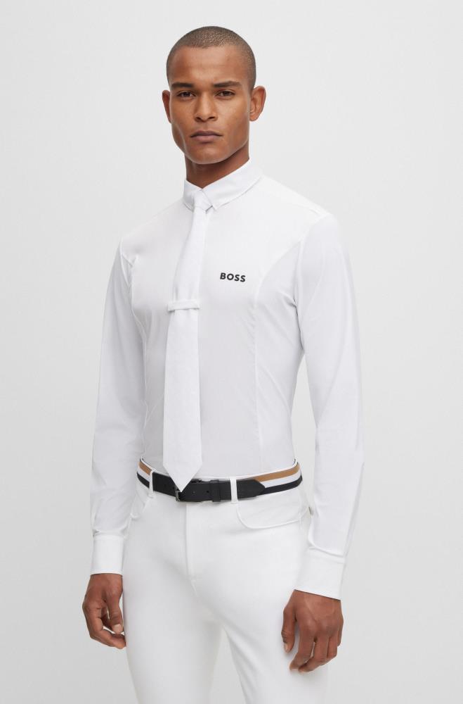 Boss Equestrian NORMAN Show Shirt White L