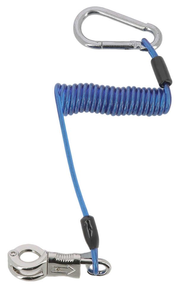 Anbindevorrichtung NORTON mit Spiralfeder blau 30cm