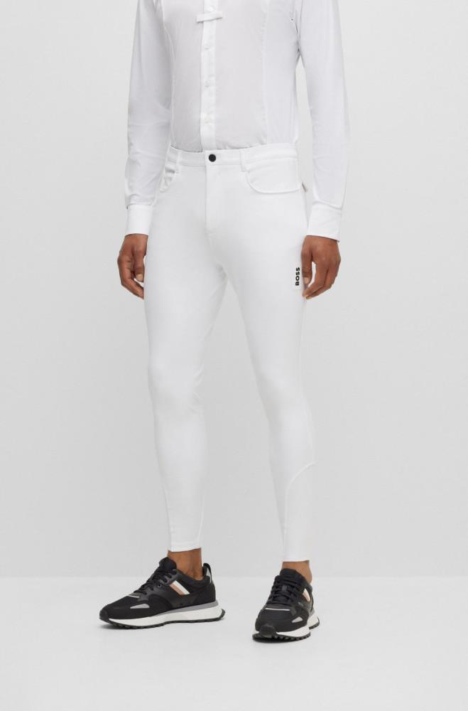 BOSS Equestrian Reithose JAMES Kniegrip white L