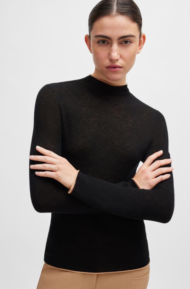 Boss Equestrian Rollkragenpullover May soft black L