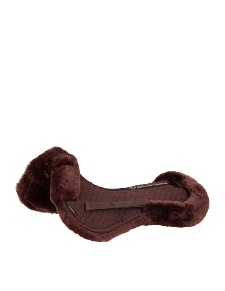 BR Sattelunterlage m. LF 4 Inlays schwarz/natur WB