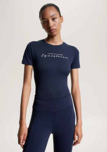 Tommy Hilfiger BROOKLYN Grafik- T`Shirt Desert Sky XXS
