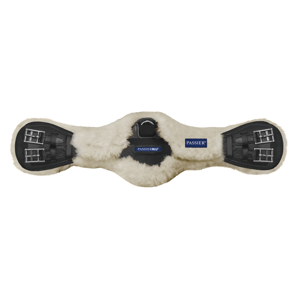 PASSIERBLU Lammfell Sattelgurtbezug  für Modell WAVE, 60cm