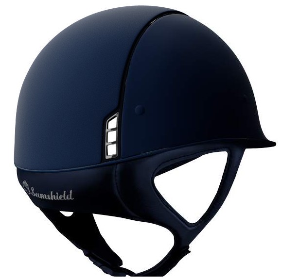 Samshield Reithelm SHD blu S 52-56 mit Dressurausschnitt