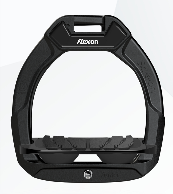 Flex-on Steigbügel Safe-On Junior black IG black black