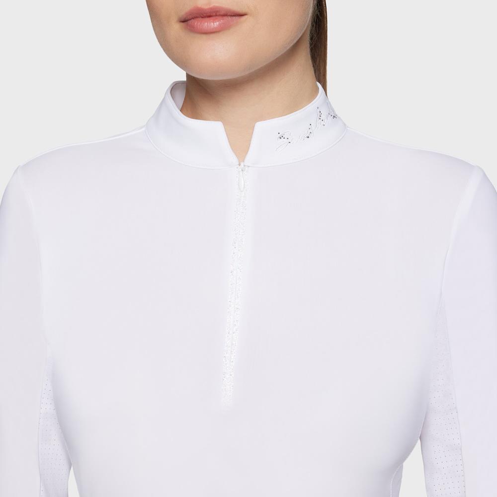 Samshield BRUNELLA LS Trainingspolo SS25 white S