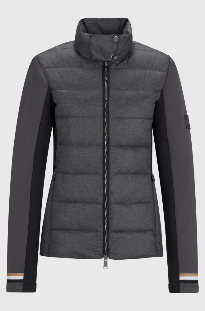 Boss Equestrian Jacke Hybrid Puffer Ruby grey Boss Equestrian Jacke Hybrid Puffer Ruby grey