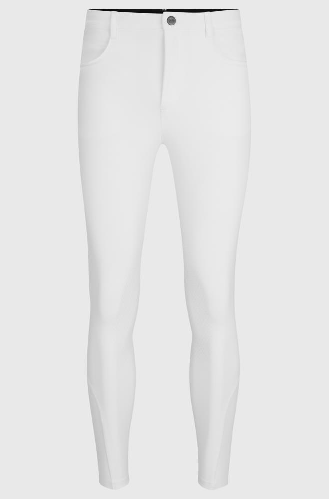 BOSS Equestrian Reithose JAMES Kniegrip white M