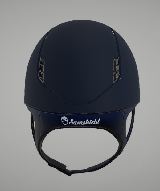 Samshield Reithelm 2.0 SHD blu L 57-61 mit Dressurausschnitt