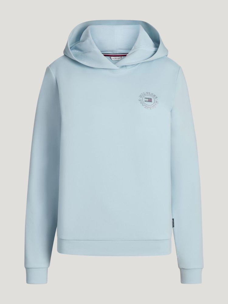 TH Hollywood Strass-Hoodie sweet blue
