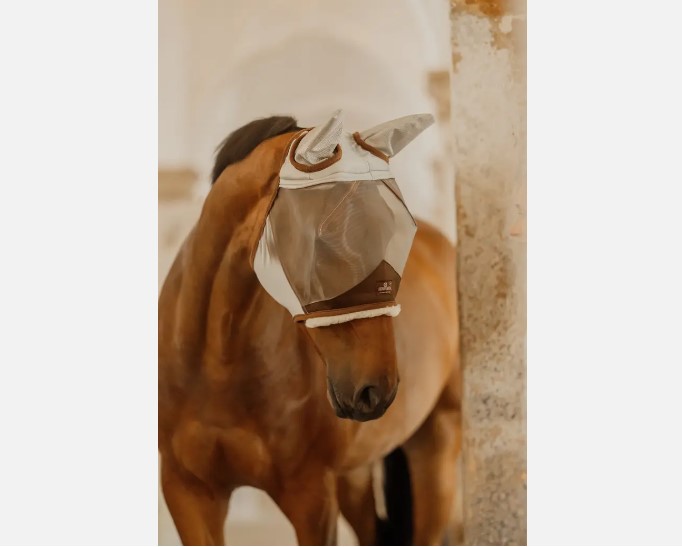 Kentucky Fliegenmaske Skin Friendly m.O. silber COB