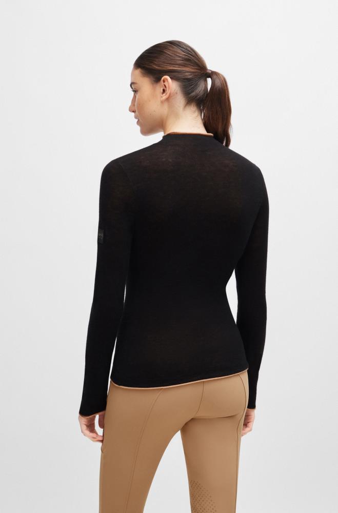 Boss Equestrian Rollkragenpullover May soft black L