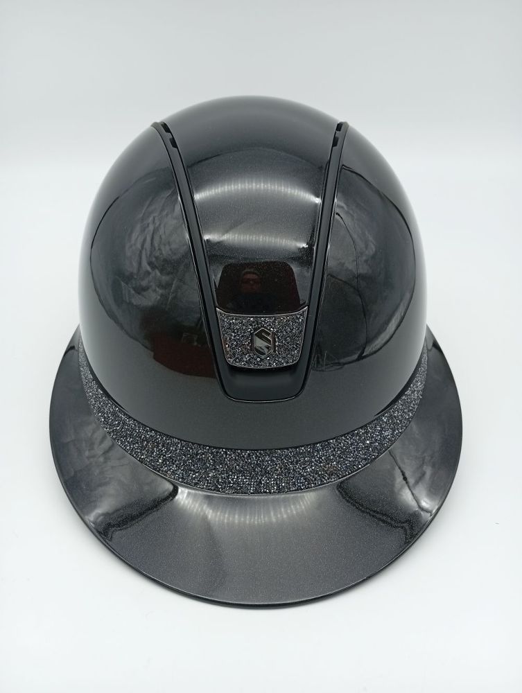Samshield Reithelm 2.0 Miss Glossy blk S 52-56 mit Dressurau