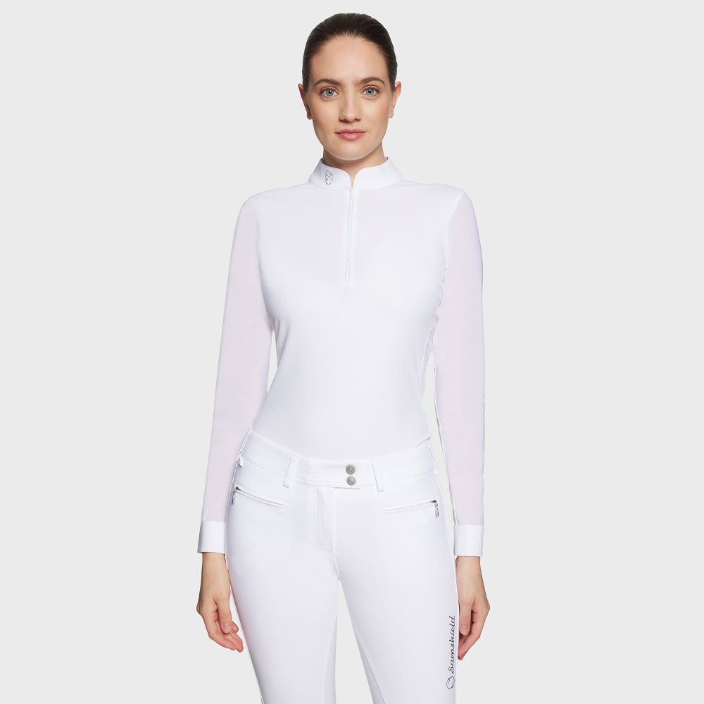 Samshield Turnier LS ALOISE BOREAL SS25 white XXS