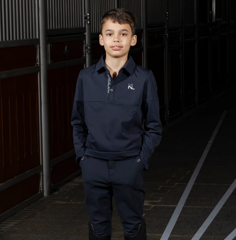 KL VIKTOR Junior Polo Shirt navy 134/140