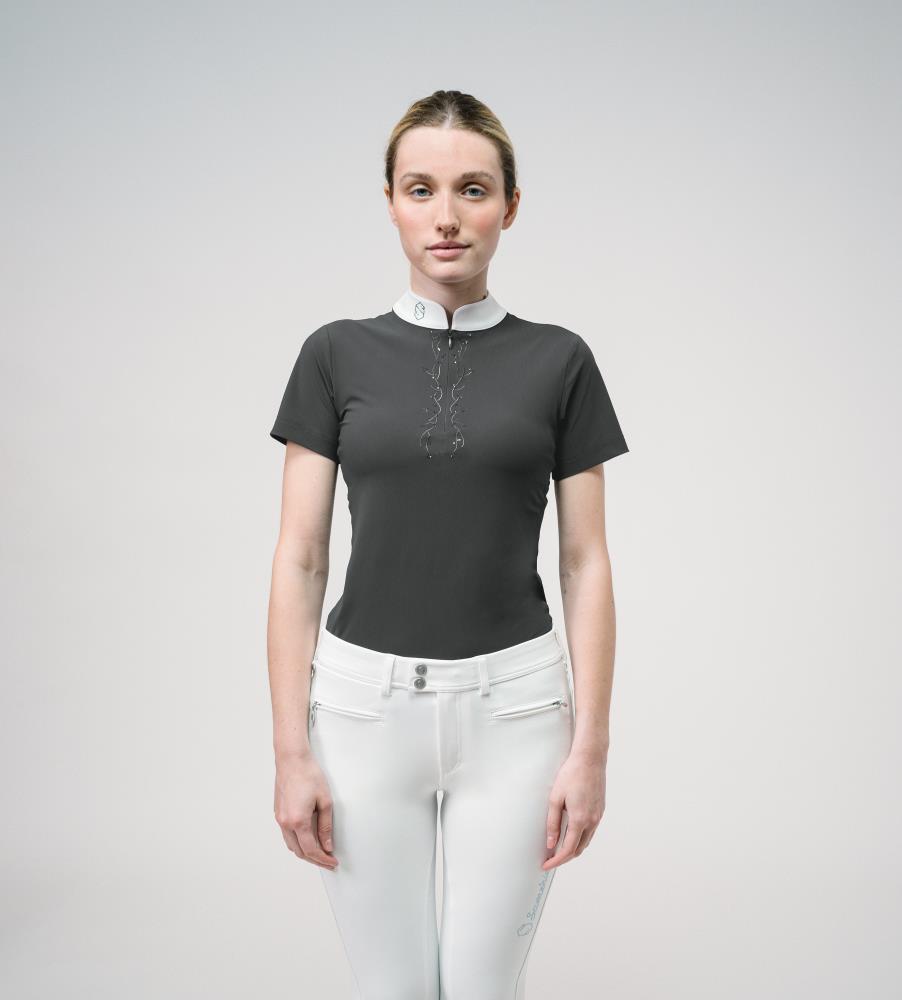 Samshield Turniershirt LOISE CRYSTAL LEAF FW23 black L