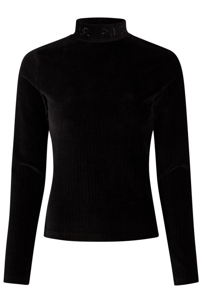 Pikeur Damen Rip Shirt 6277 Selection black velvet 34