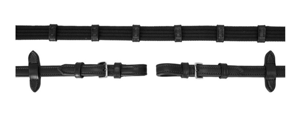 SS Zügel SP Durasoft Web WB black/silver