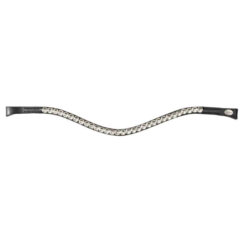 Stirnband Floretta braun/gold Vollblut